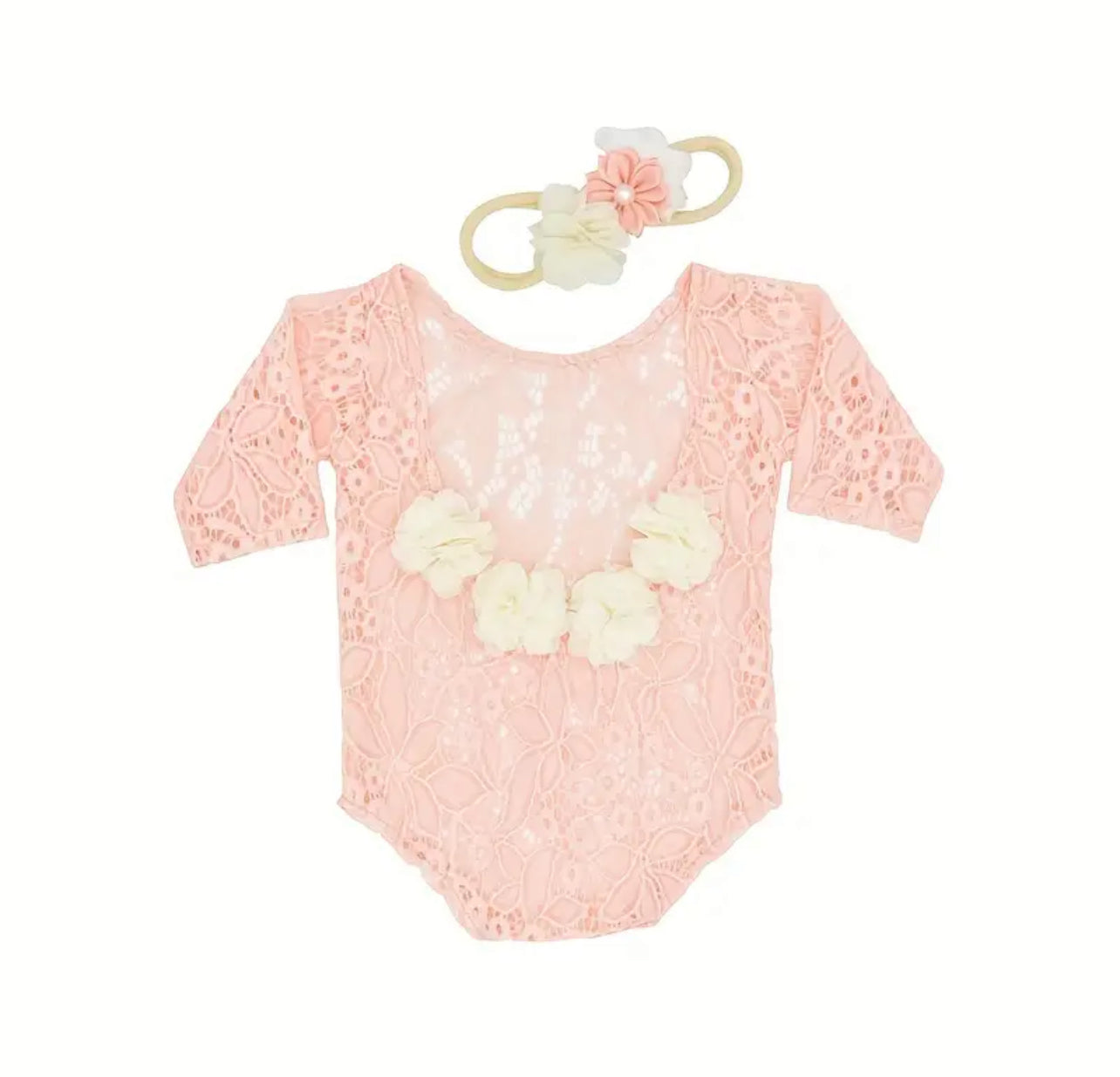 Newborn Lace Romper Photo Clothes