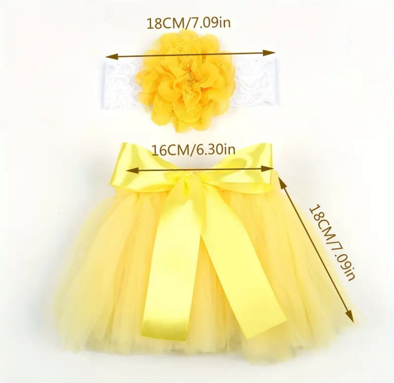 Watermelon Pink Baby Skirt Tutu Set